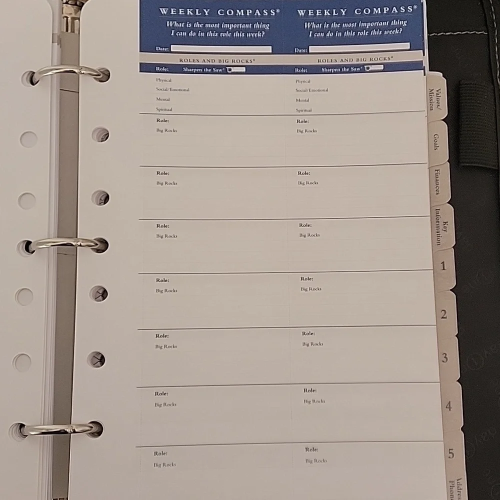 Franklin Covey Day One Planner Bin5